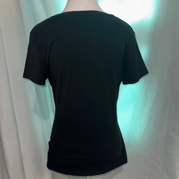 Banana Republic Black Fitted Short Sleeve T-Shirt size small - Picture 2 of 3